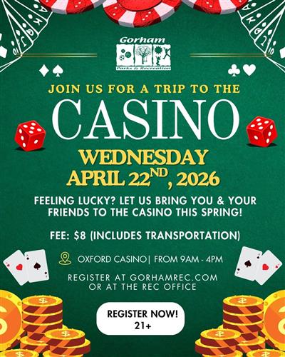 casino trip poster
